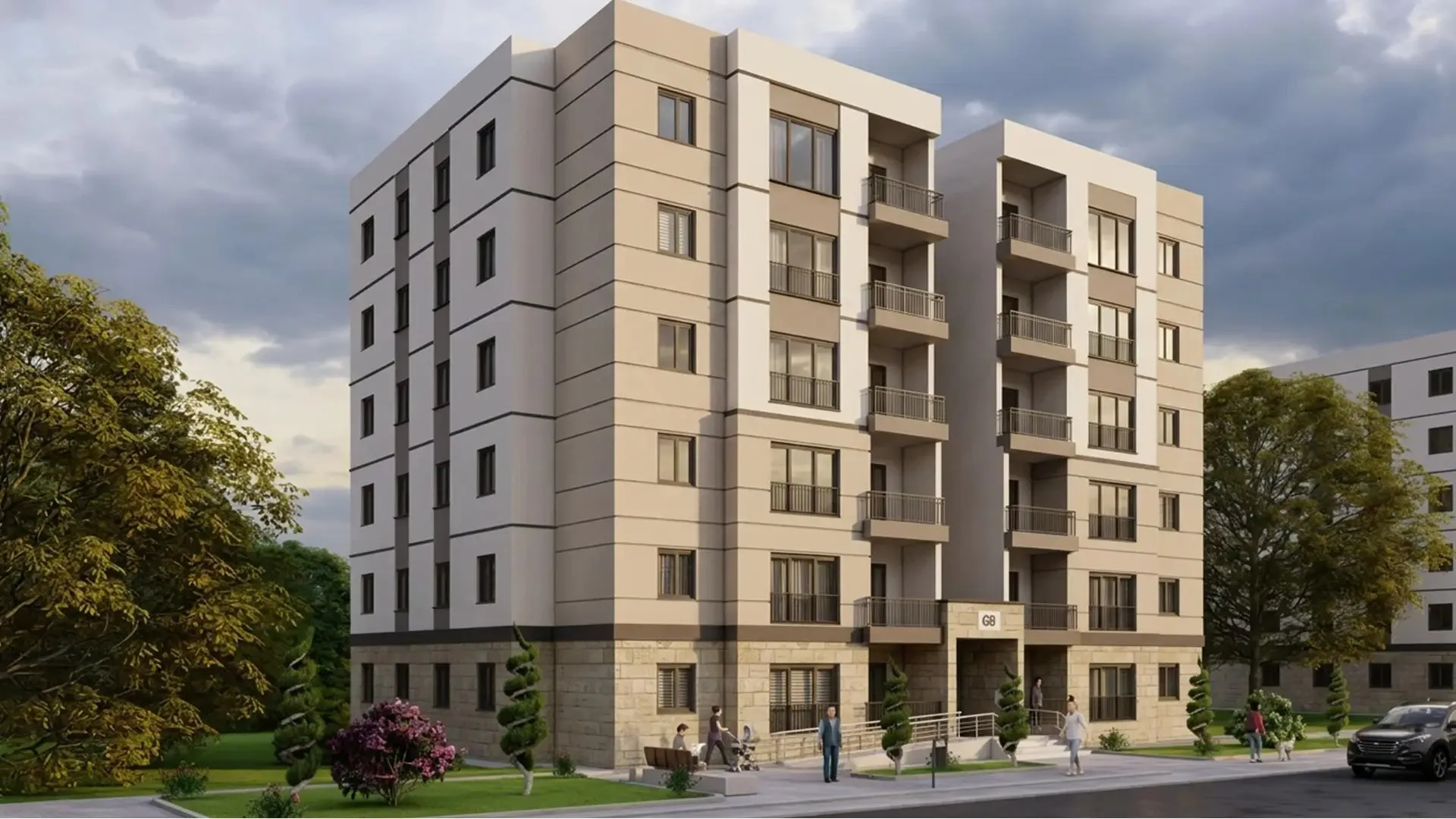 402 Adet Konut ve 6 Adet Dükkan İnşaatı ile Altyapı ve Çevre Düzenlemesi Projesi - 1