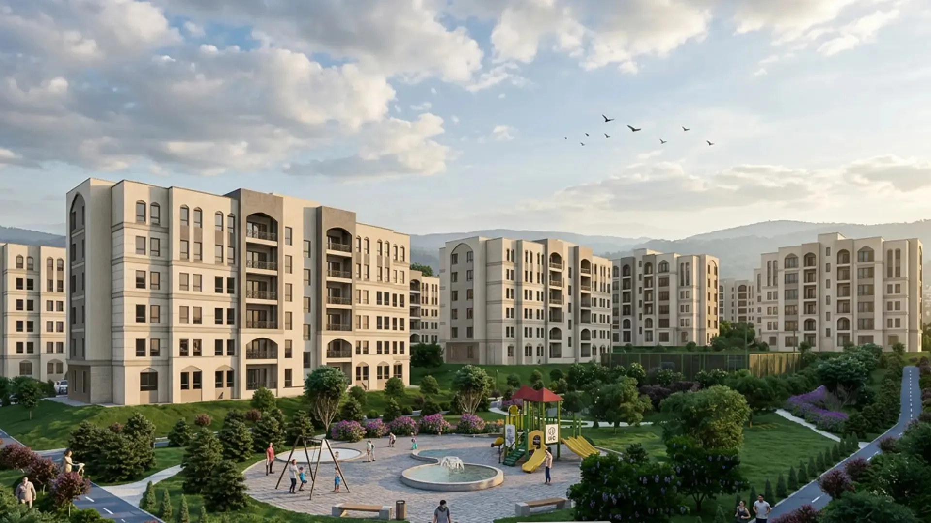 Construction of 797 Residential Units, 2 Commercial Centres, 1 Mosque, Infrastructure and Landscaping - 1